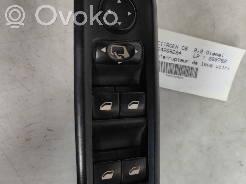 Citroen C8 Electric window control switch 
