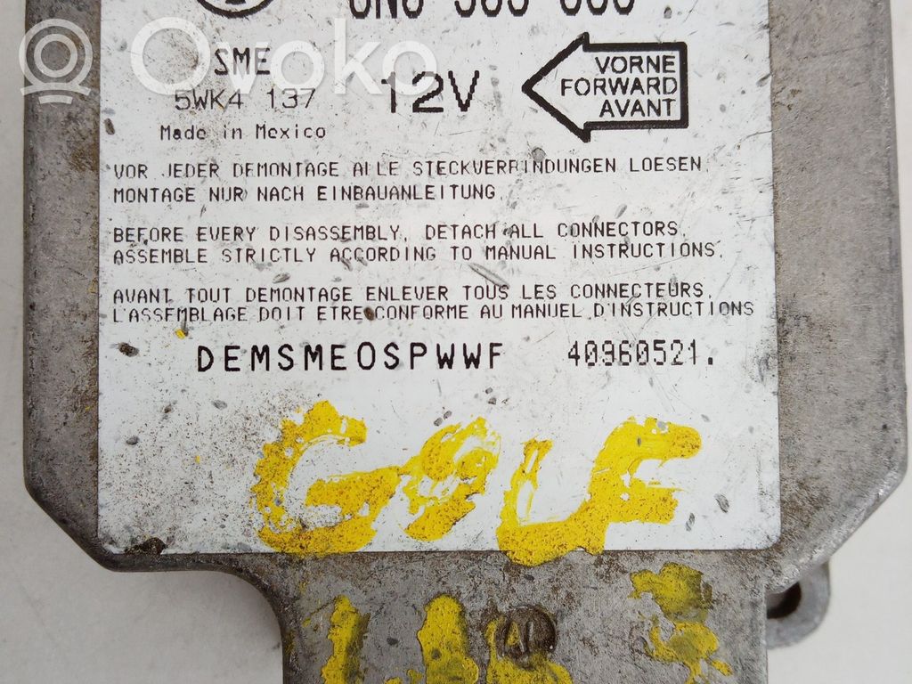 Airbag control unit/module   6N0909603,5WK4137