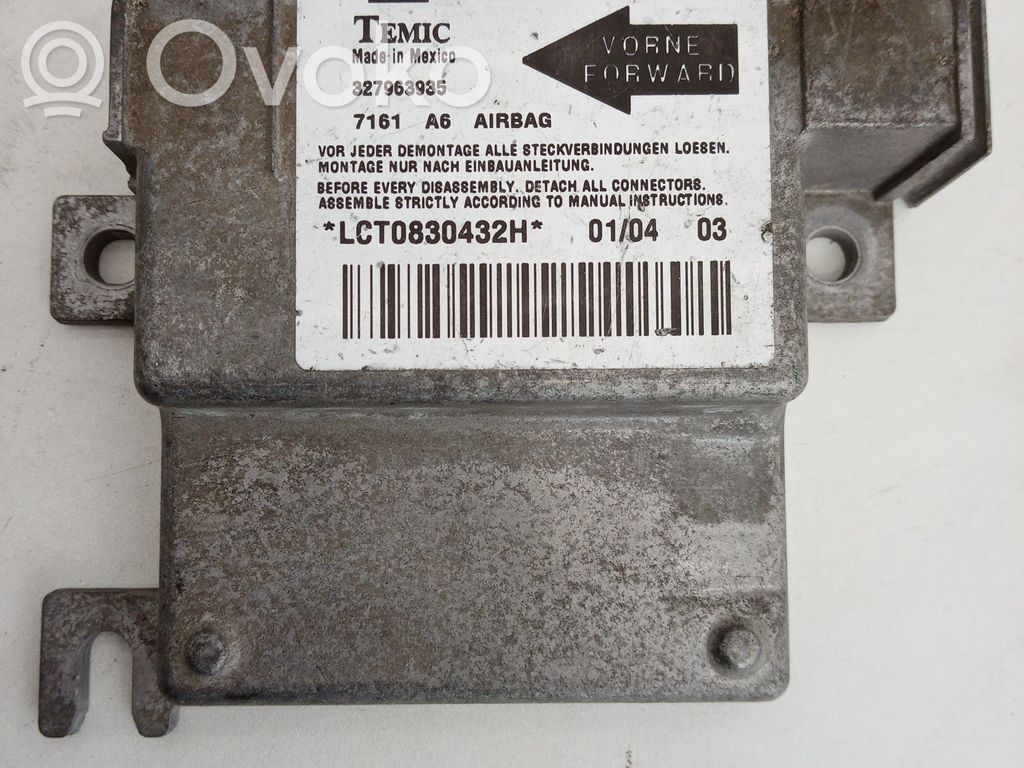 Airbag control unit/module   24439954LC,327963935,7161A6