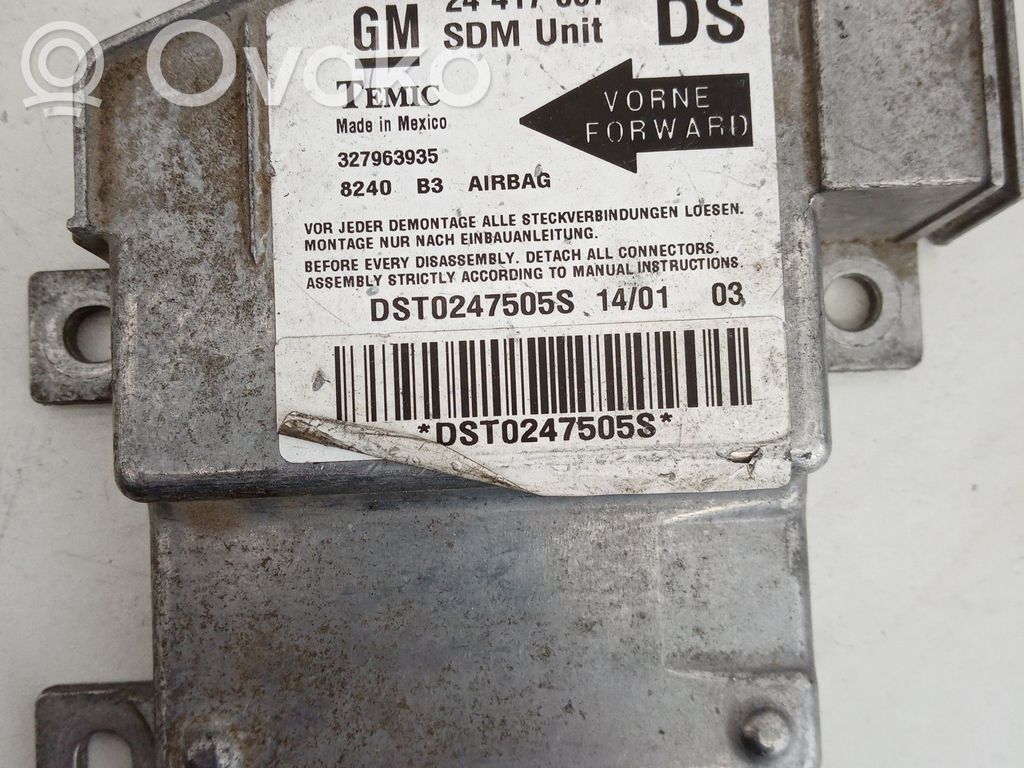 Airbag control unit/module   24417007DS,327963935,8240B3
