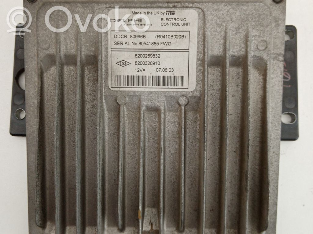 Engine control unit/module   8200259832,8200326910,DELPHI