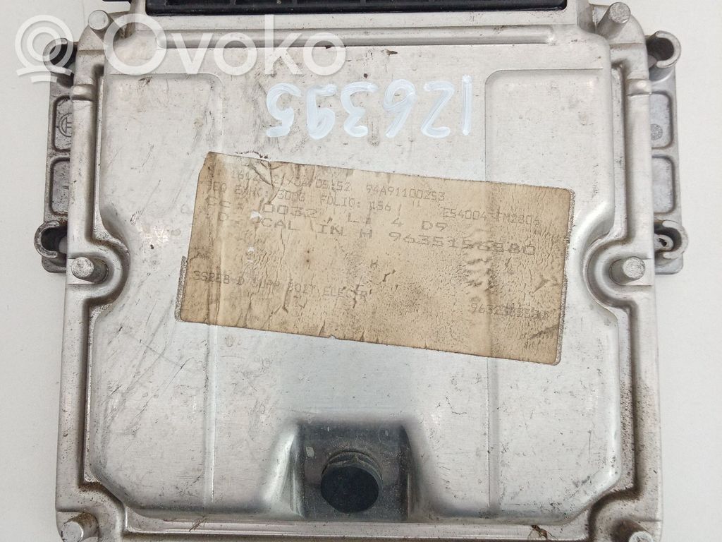 Engine control unit/module   0281001977,9635156580,EDC15C2