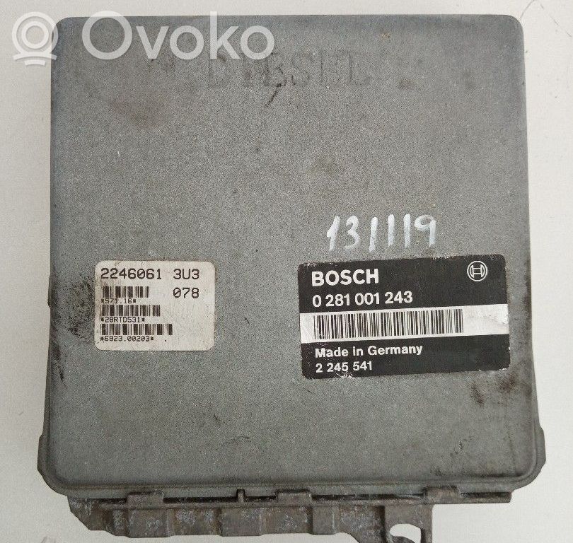 Variklio valdymo blokas   0281001243,2245541,22460613U3,BOSCH