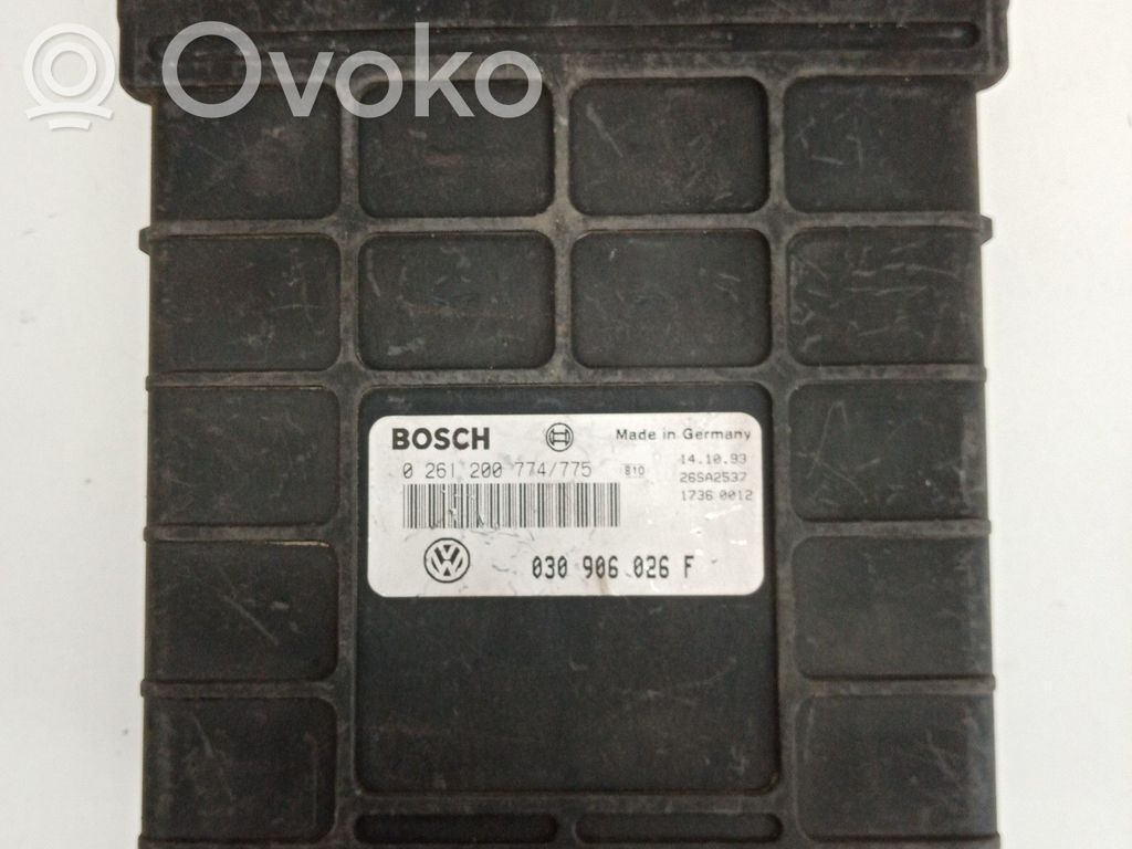 Engine control unit/module   0261200774,030906026F,775,BOSCH