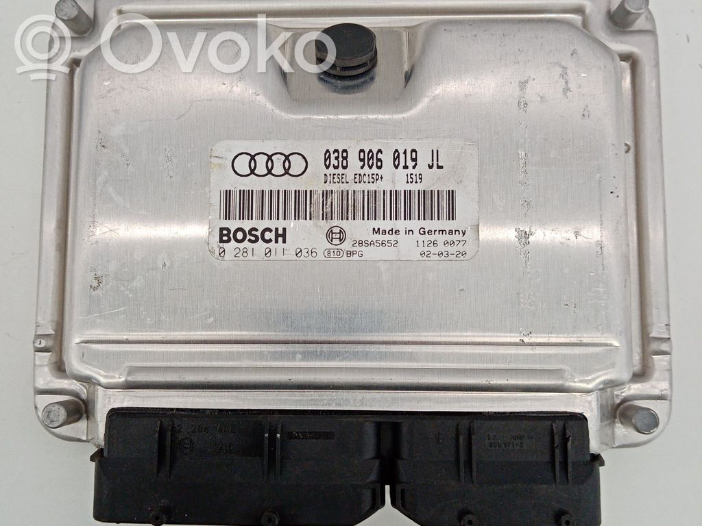 Engine control unit/module   038906019JL,0281011036