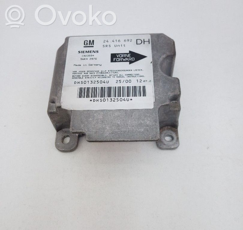 Airbag control unit/module   24416692DH,5WK42976,SIEMENS