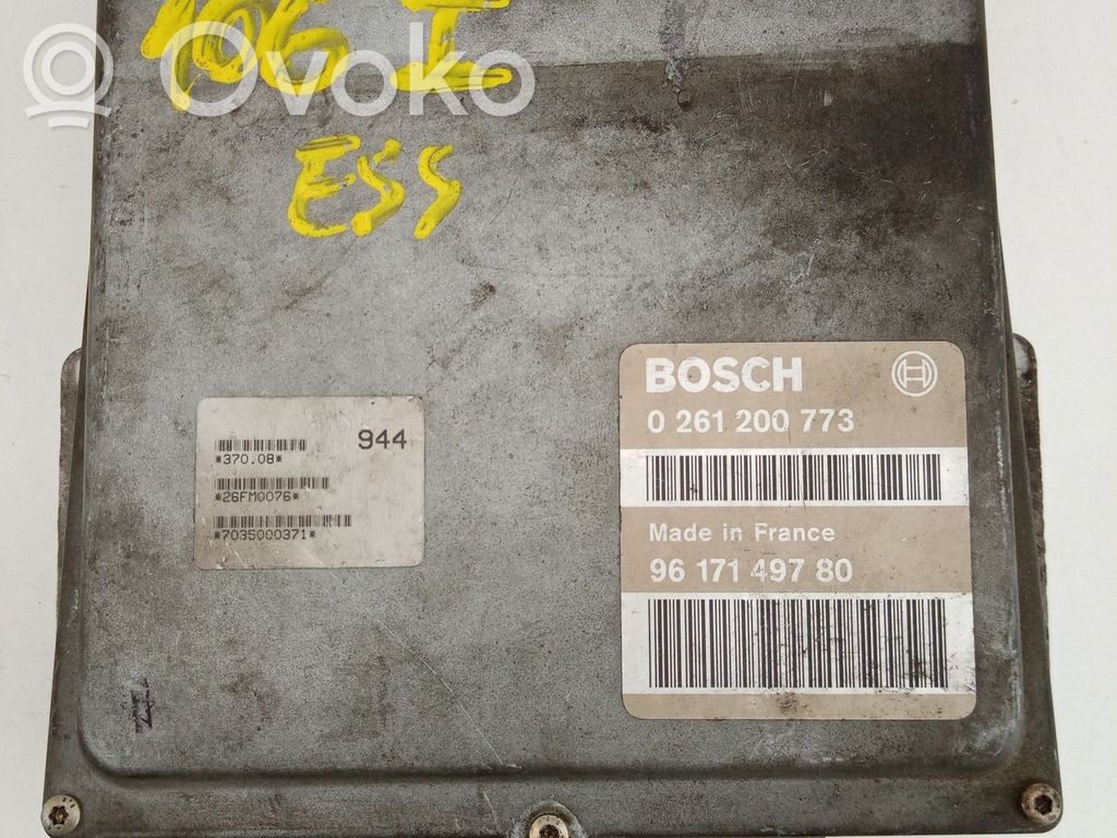 Engine control unit/module   0261200773,9617149780,BOSCH