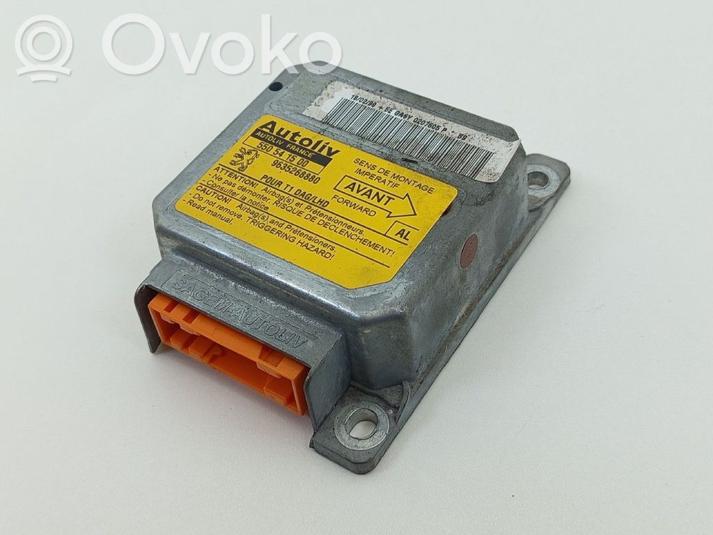Airbag control unit/module   9635268880,550541500