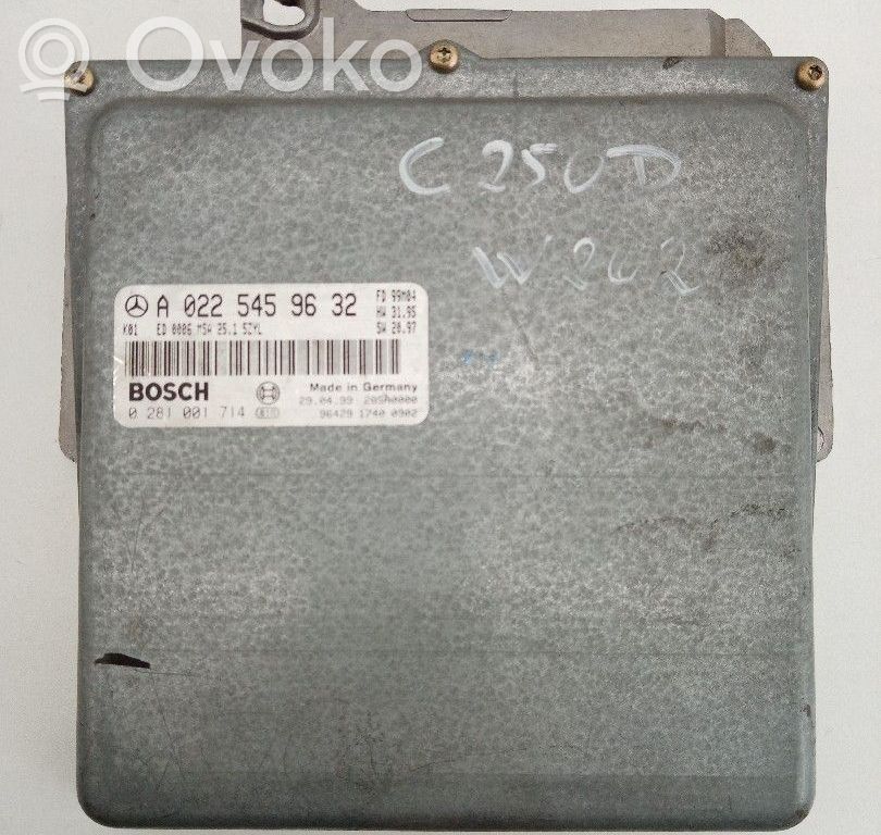 Sterownik / Moduł ECU   022,0281001714BOSCH,32,545,ED0006MSA251ZYL