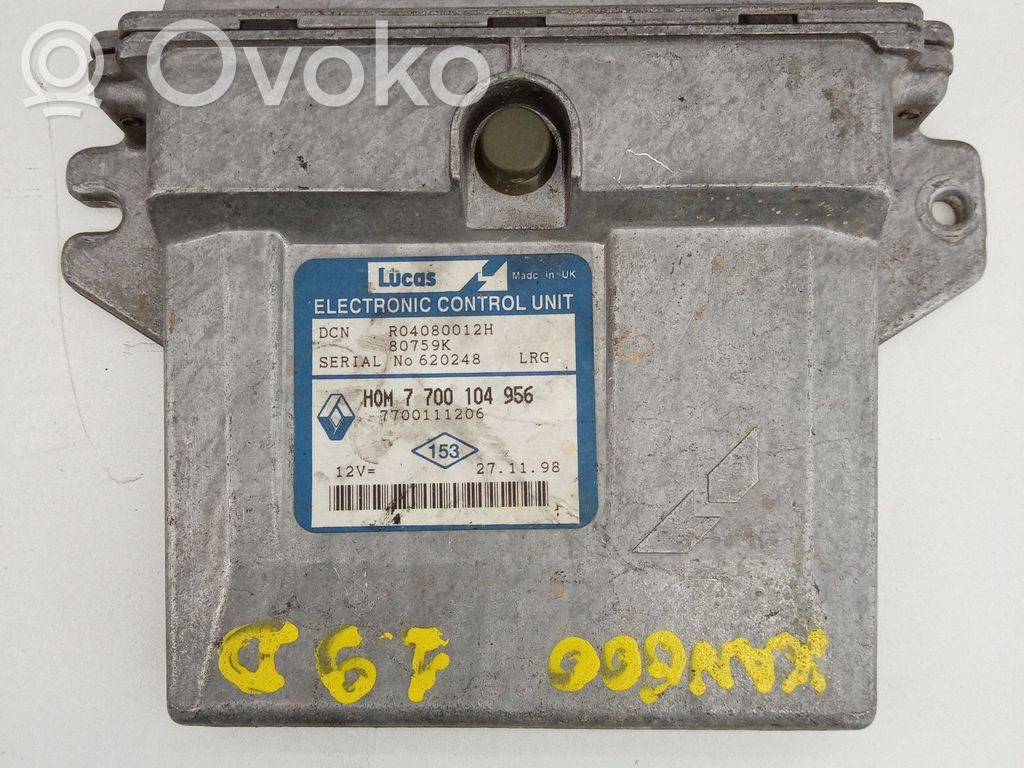 Renault Kangoo I Engine control unit/module 