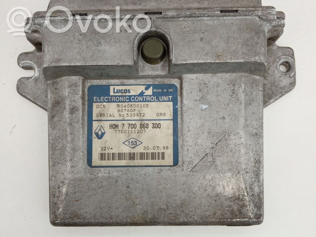 Renault Kangoo I Engine control unit/module 