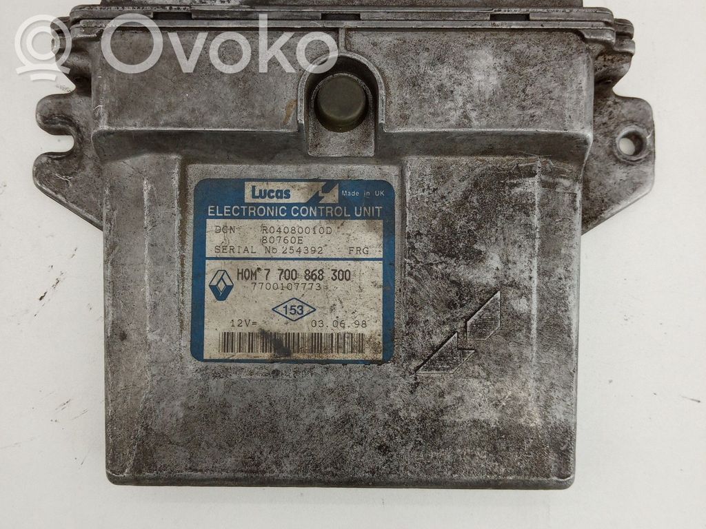Renault Kangoo I Engine control unit/module 