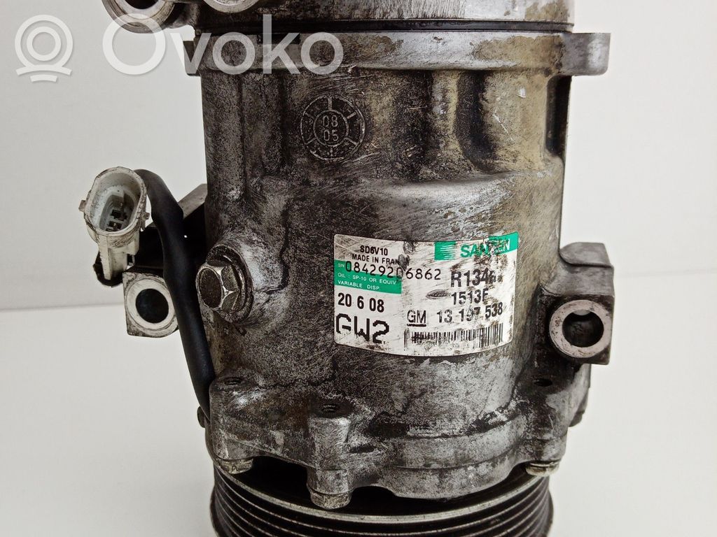 Air conditioning (A/C) compressor (pump)   13197538,1513F,SD6V10