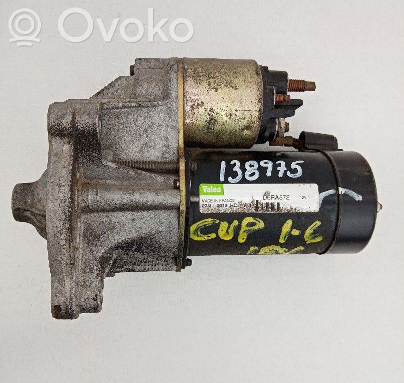 Starter motor   D6RA572,VALEO