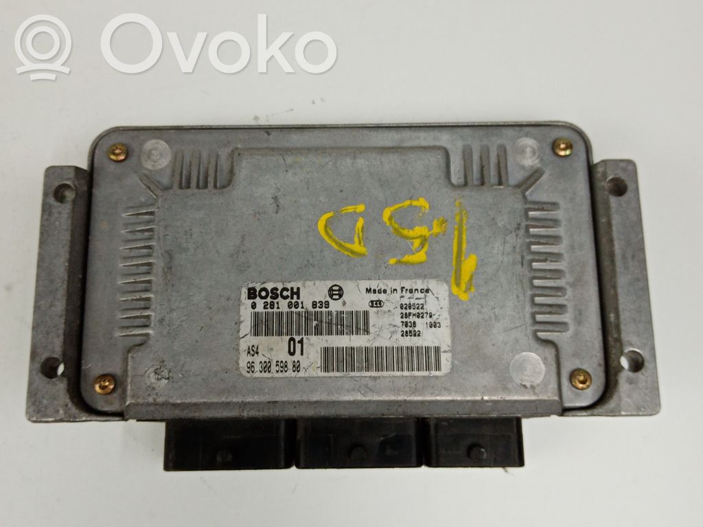 Engine control unit/module   0281001839,9630059880,BOSCH