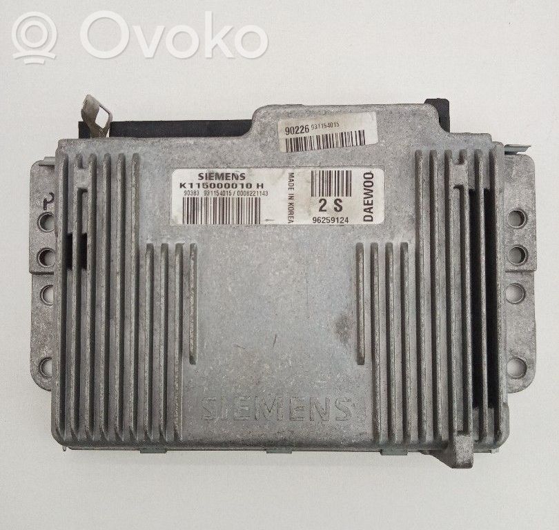 Daewoo Matiz Engine control unit/module 