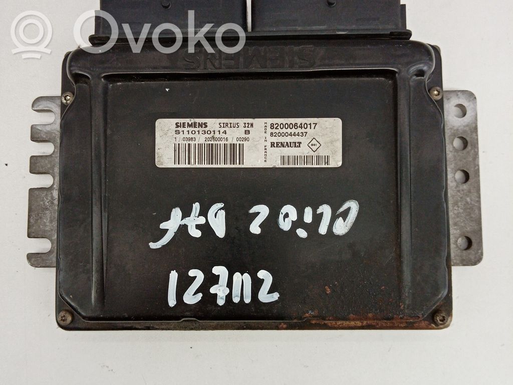Renault Clio II Engine control unit/module 