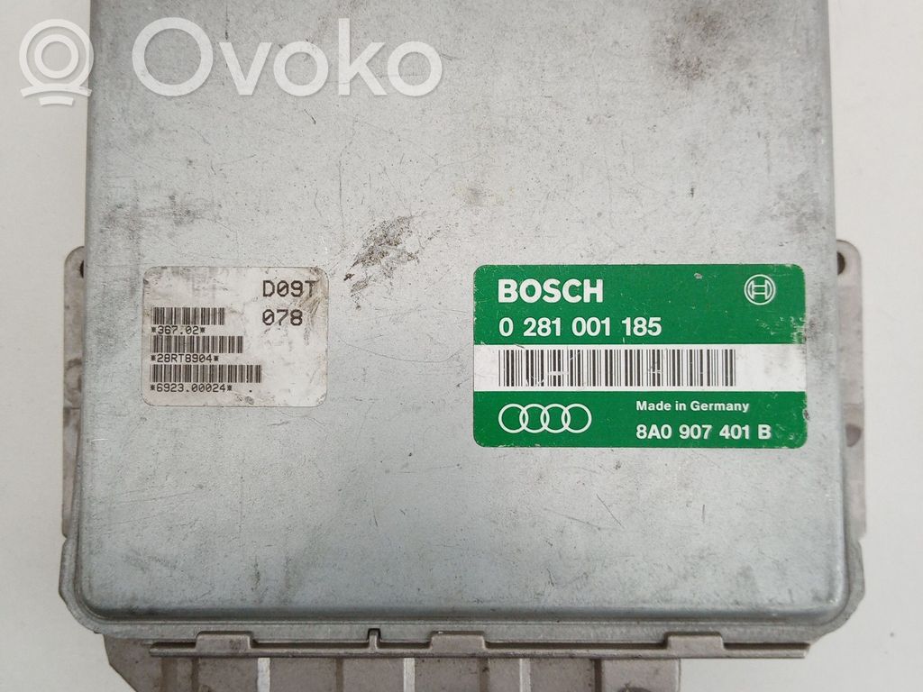 Unidad de control/módulo del motor   0281001185,8A0907401B,BOSCH