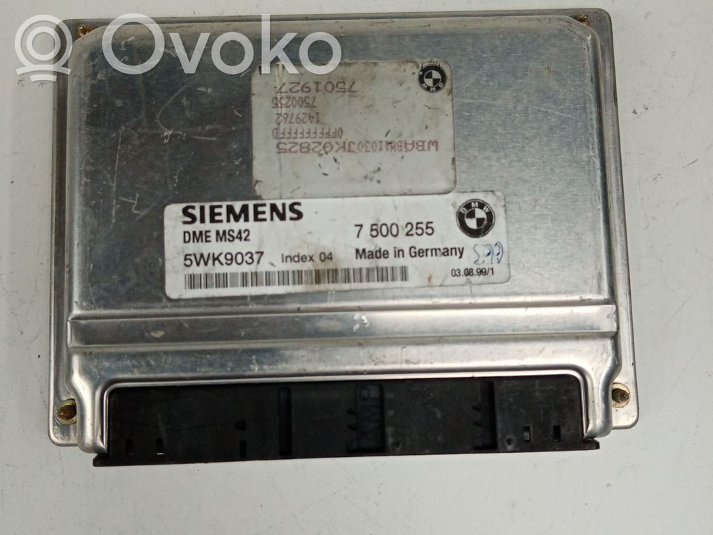 Блок управления двигателя   5WK9037,7500255DMEMS42,SIEMENS