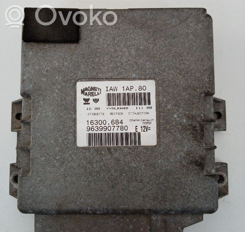 Peugeot 206 Engine control unit/module 