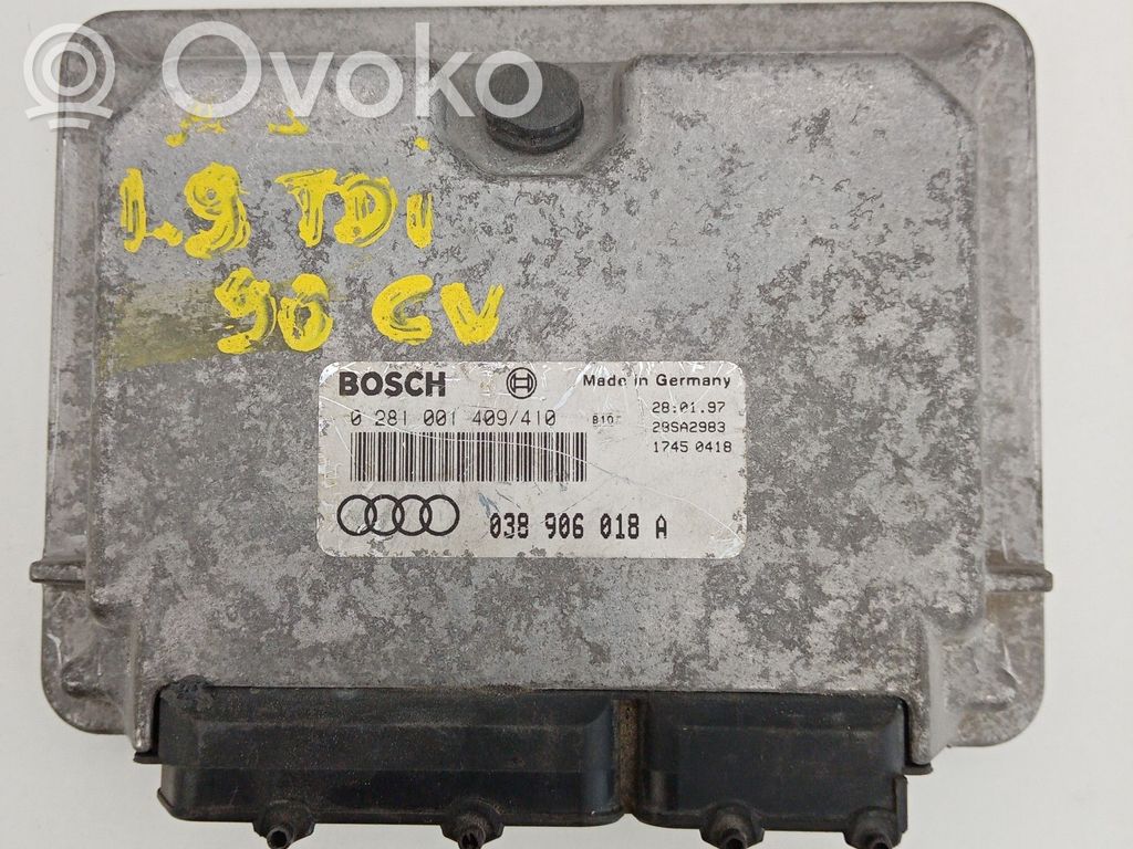 Engine control unit/module   038906018A,0281001409,0281001410,BOSCH