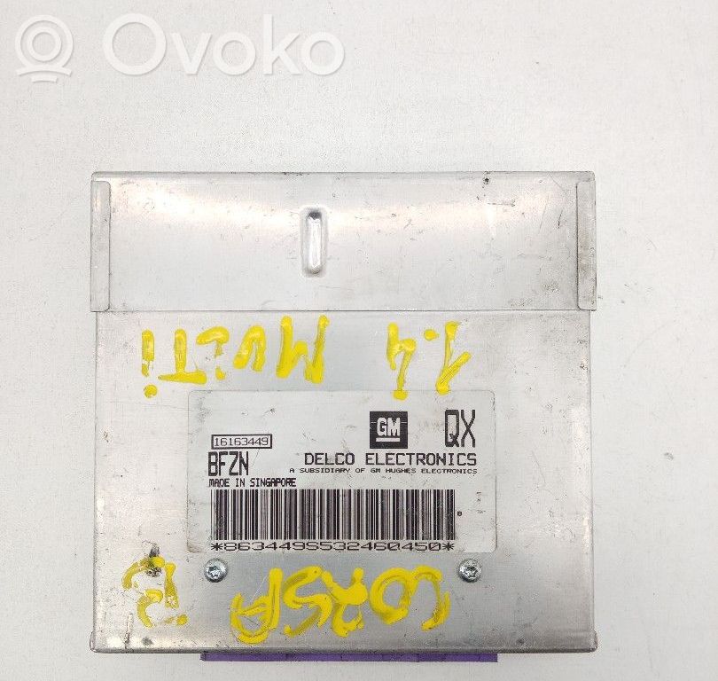 Engine control unit/module   16163449,BFZN,DELCOELECTRONICS
