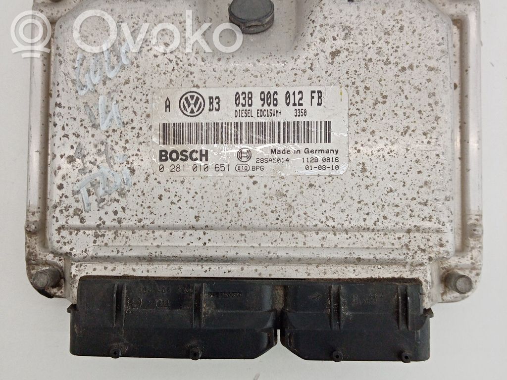 Volkswagen Golf IV Unitate/modul de control motor 