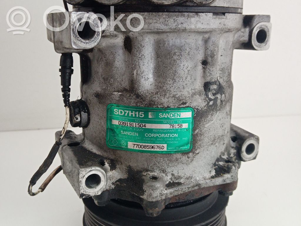 Air conditioning (A/C) compressor (pump)   7700859676D,7815B,SD7H15