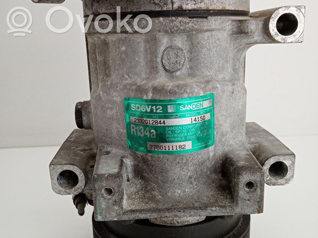 Air conditioning (A/C) compressor (pump)   7700111182,1415D,SD6V12