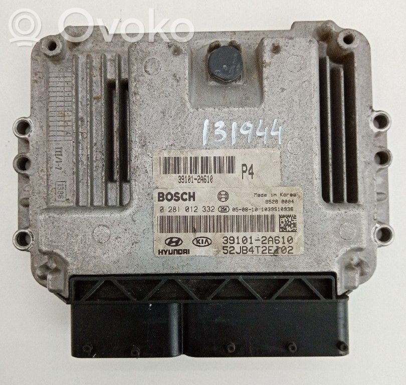 Engine control unit/module   0281012332,391012A610,52JB4T2EI02,BOSCH