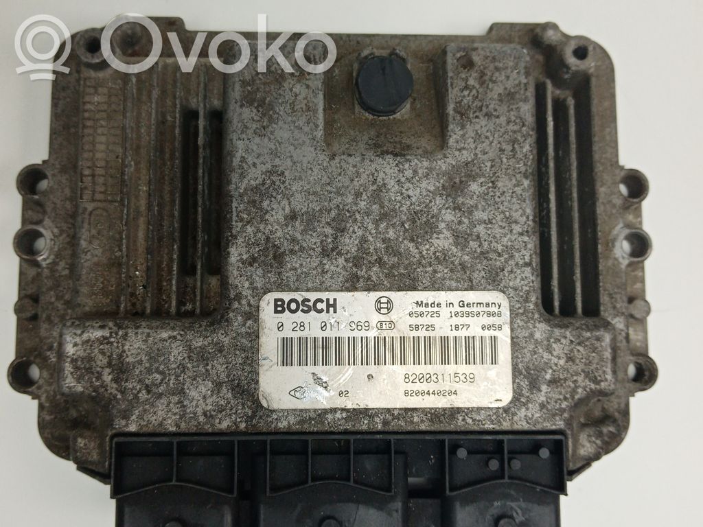 Engine control unit/module   0281011969,8200311539,8200440204BOSCH