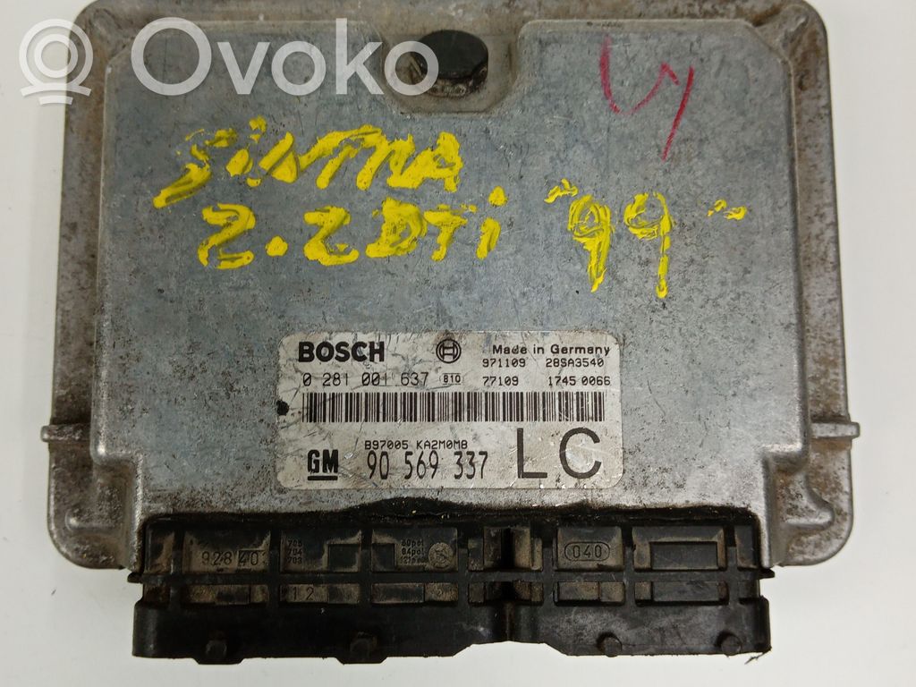 Opel Sintra Engine control unit/module 