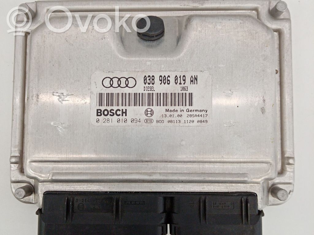 Engine control unit/module   038,019,0281010094,906,BOSCH