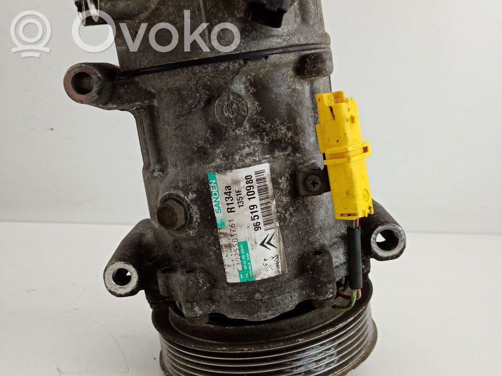 Air conditioning (A/C) compressor (pump)   9651910980,1351F,SANDEN