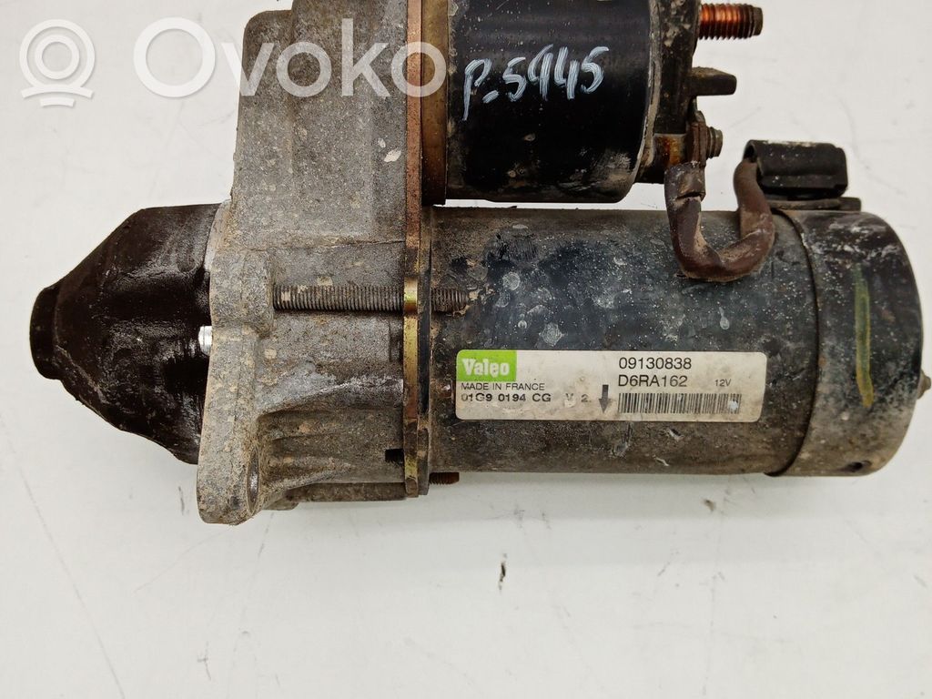 Starter motor   09130838,D6RA162,VALEO