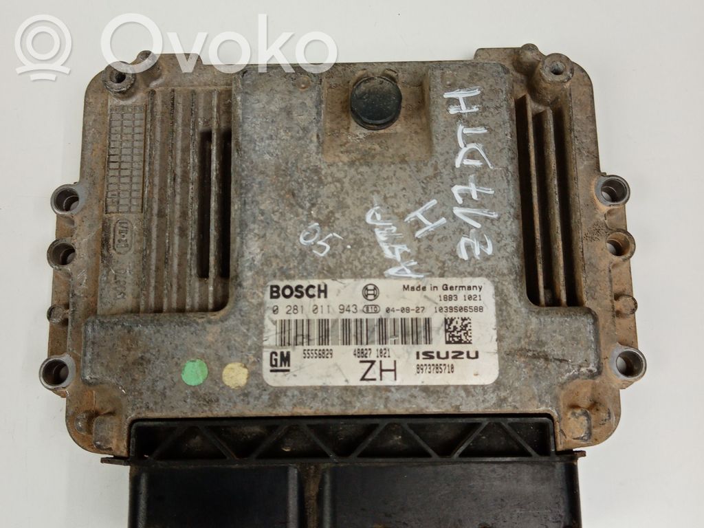Opel Astra H Engine control unit/module 