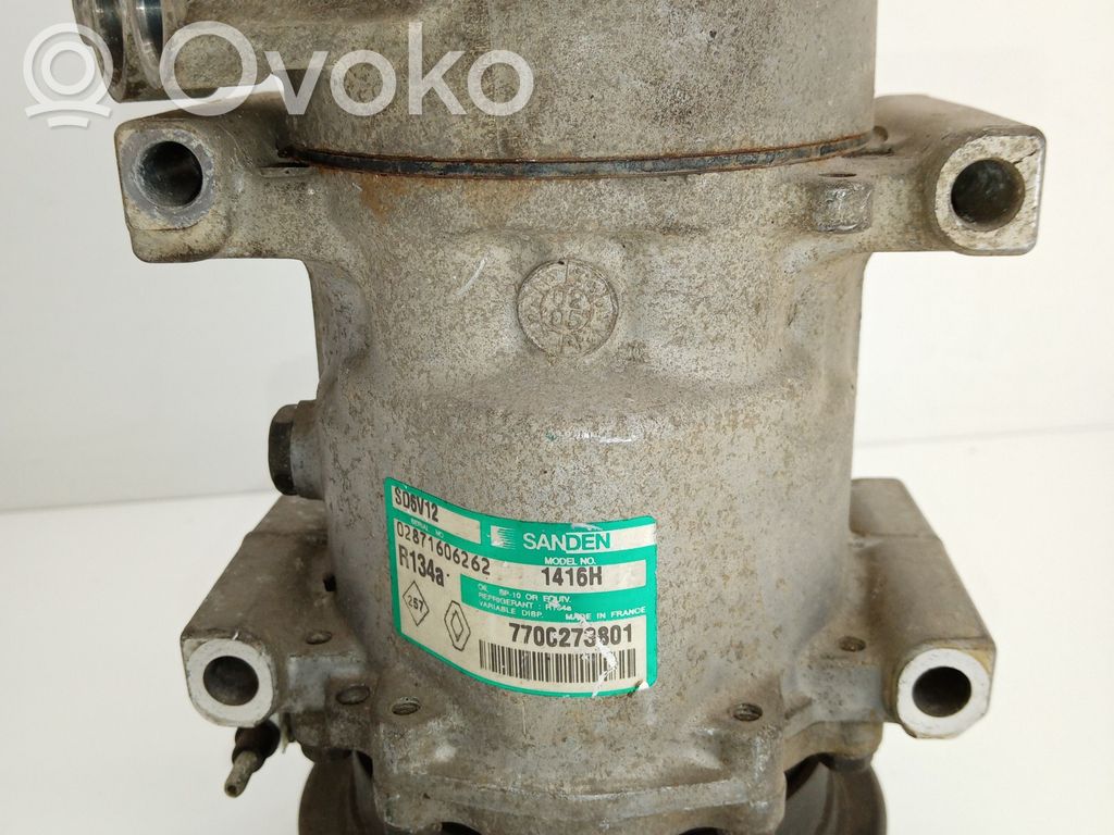Air conditioning (A/C) compressor (pump)   7700273801,1416H,SD6V12