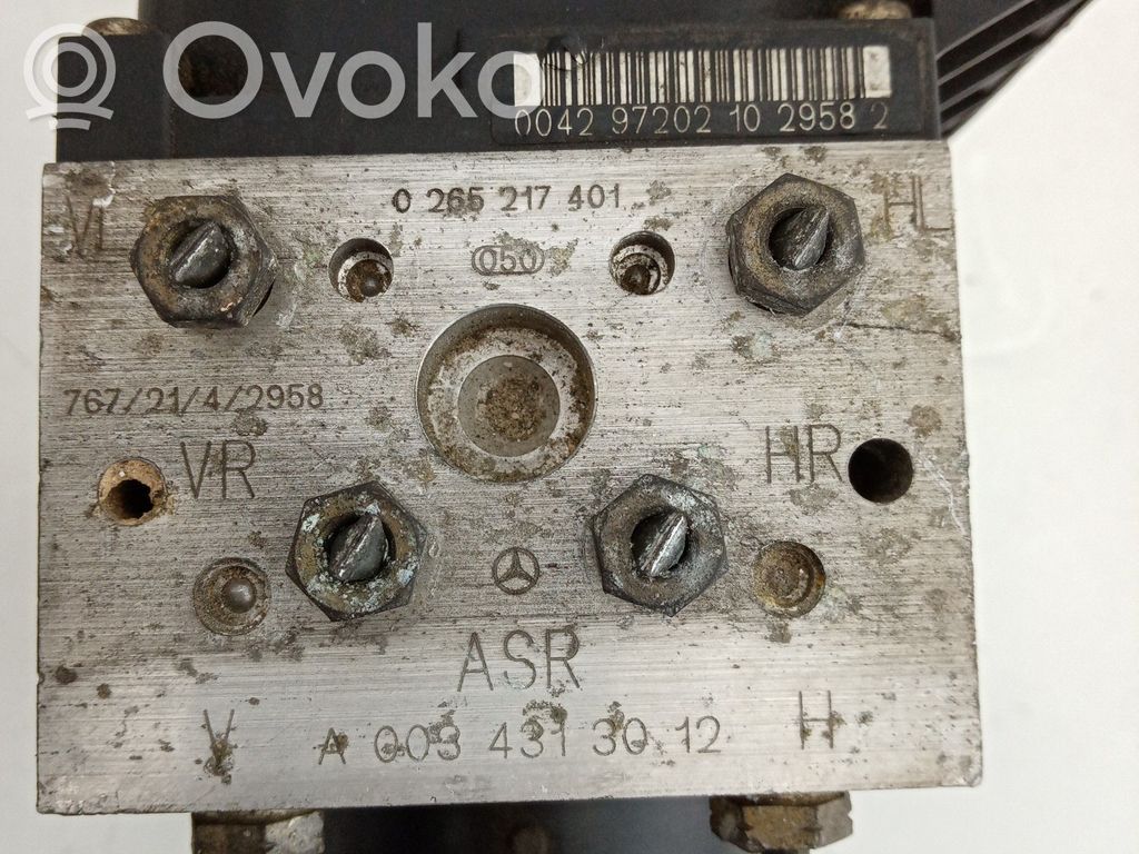 ABS bloks   A0034313012,0265217401