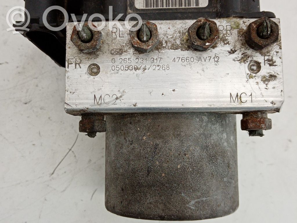ABS Pump   0265800334,0265231317,47660AV712
