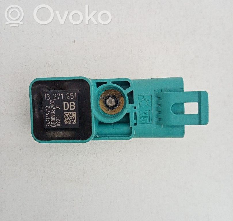 Airbag deployment crash/impact sensor   13271251,343149712,ESQUERDO