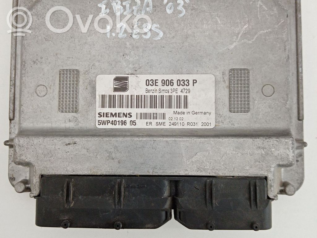 Seat Ibiza III (6L) Moottorin ohjainlaite/moduuli 