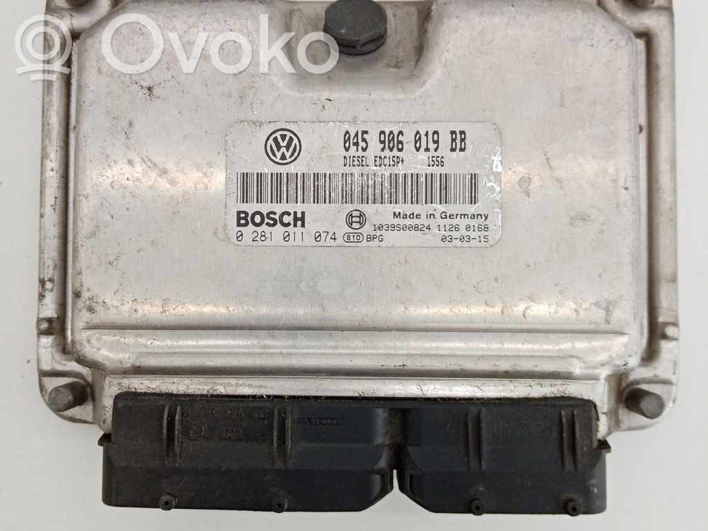 Engine control unit/module   045906019BB,0281011074