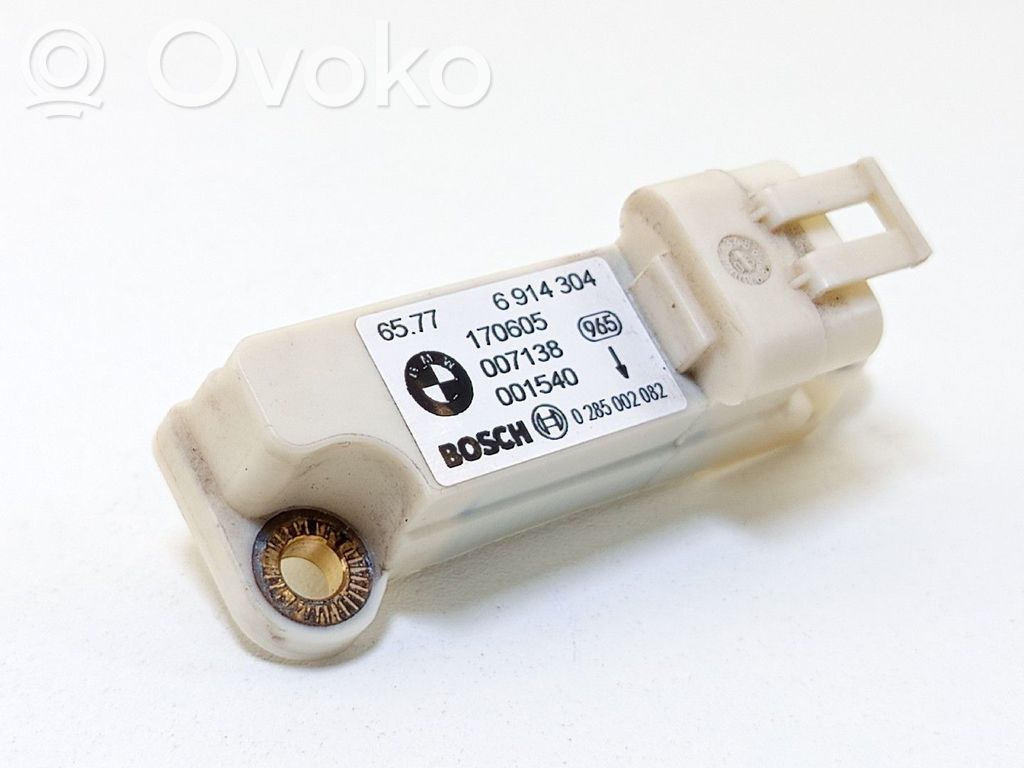 Sensor impacto/accidente para activar Airbag   65776914304,0285002082,BOSCH