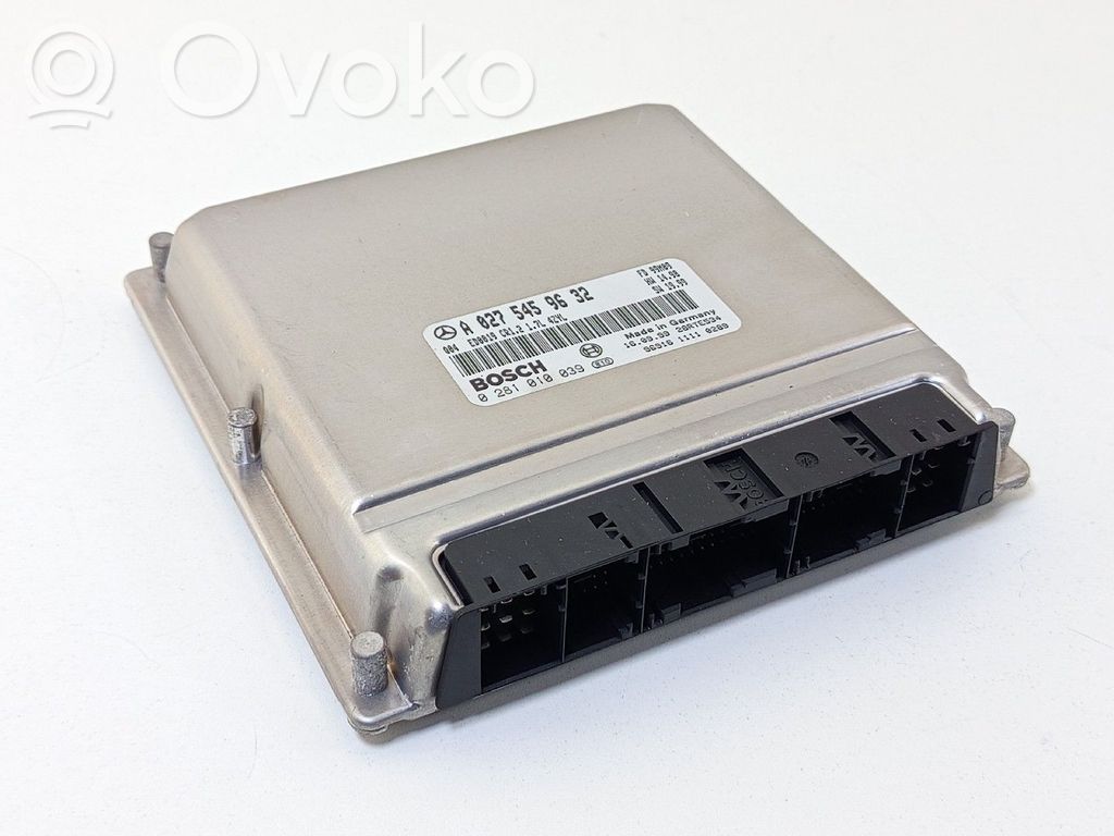 Engine control unit/module   A0275459632,0281010039,BOSCH
