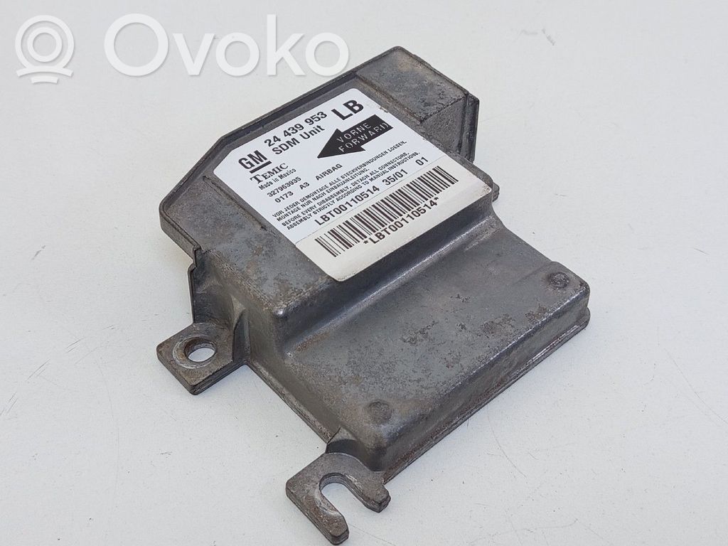 Airbag control unit/module   24439953,327963935