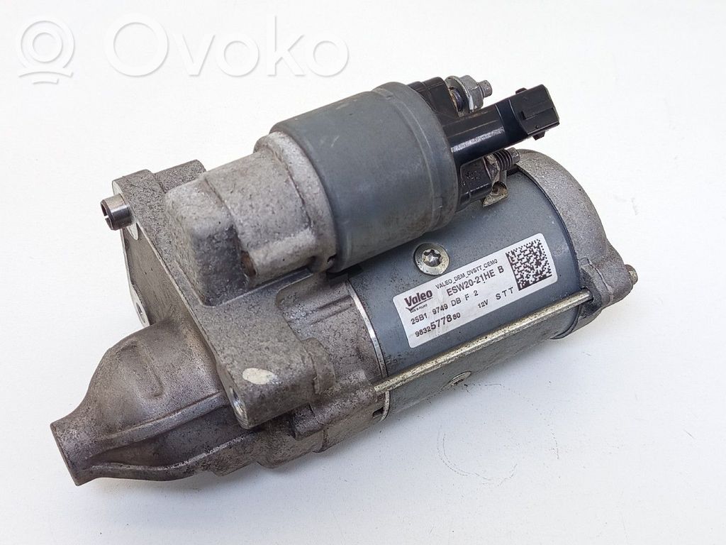 Anlasser   9832577880,25B19749DB,ESW2021HEB,VALEO