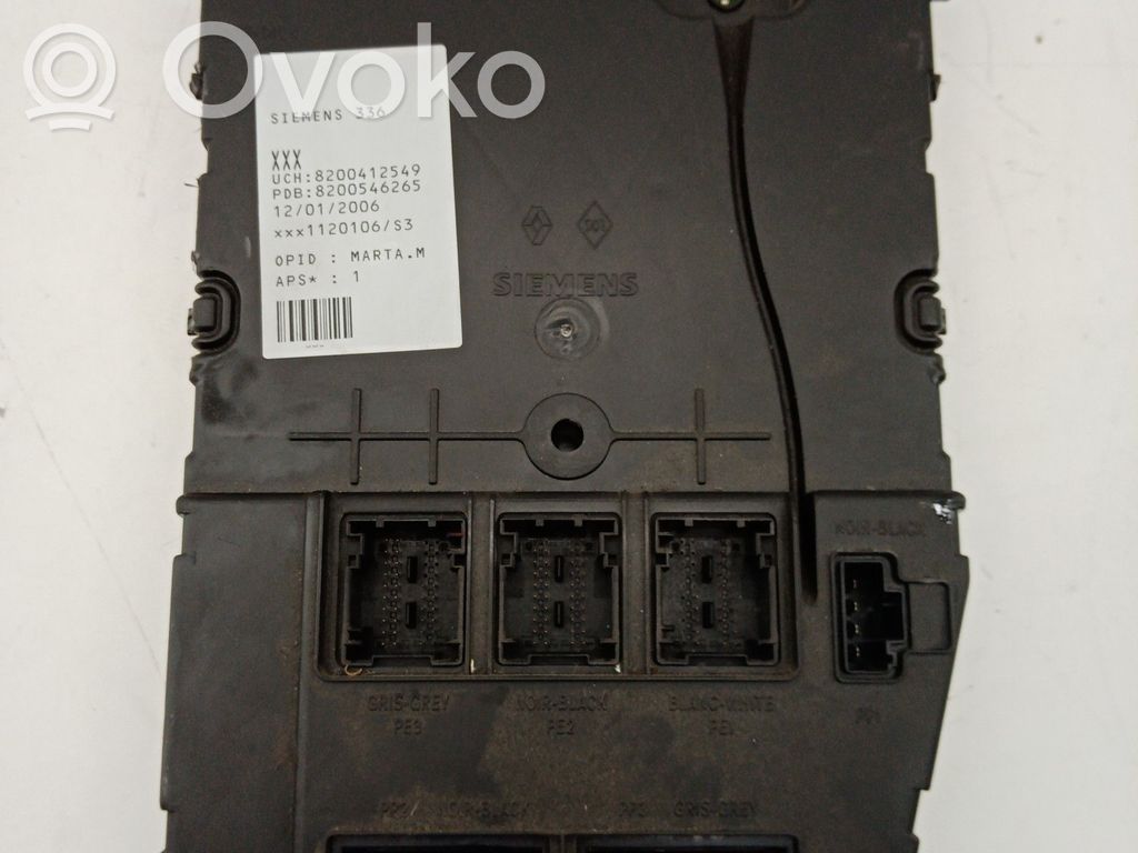 Other control units/modules   8200412549,8200546265