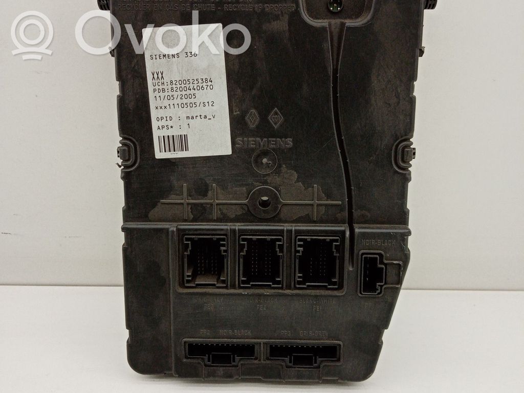Other control units/modules   8200525384,8200440670,S118400150D