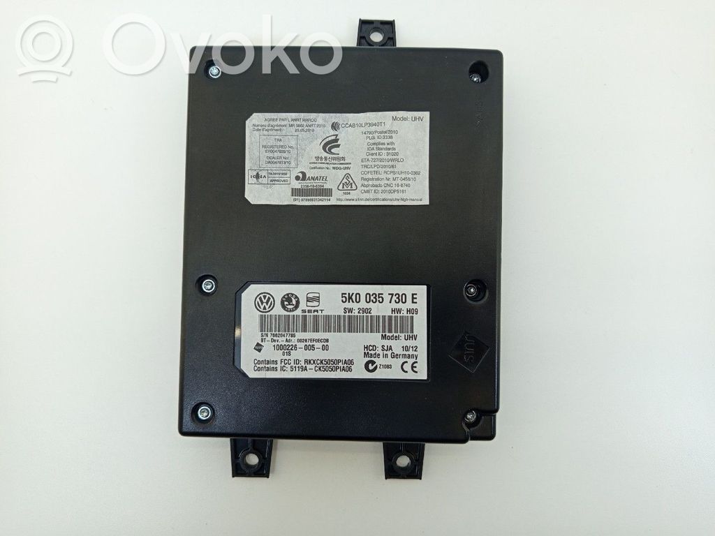Autres unités de commande / modules   5K0035730E,100022600500,UHV