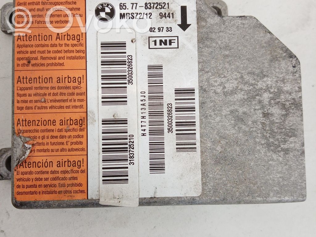Airbag control unit/module   65778372521,129441,1NF,MRSZ2